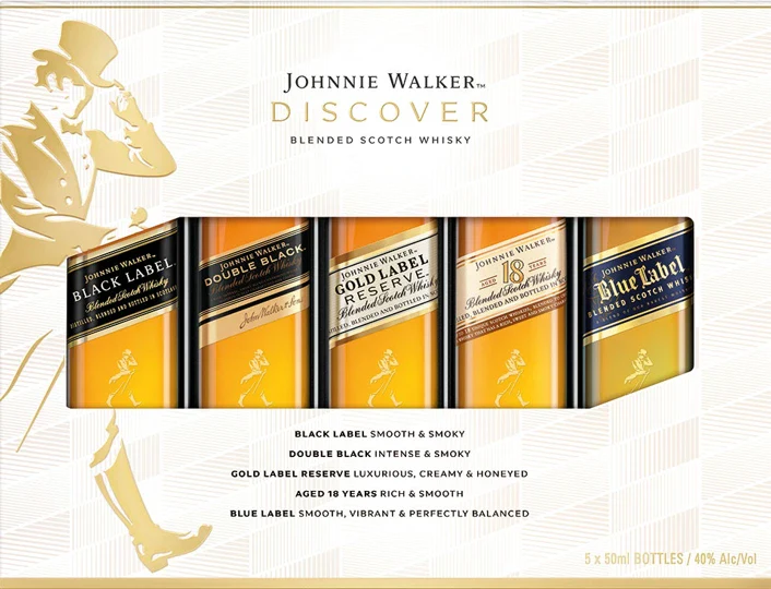 JOHNNIE WALKER DISCOVER TASTE 50ML 5PK GP @ Deerfoot Meadows [1020284]
