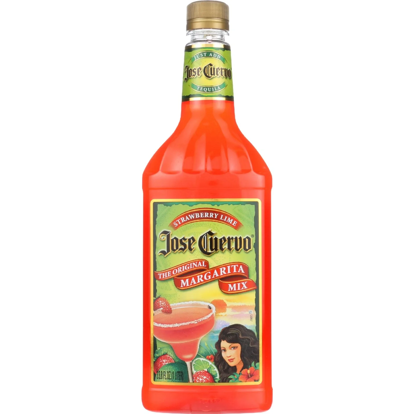 JOSE CUERVO STRAWBERRY MARGARITA MIX 1L @ Deerfoot Meadows [1003217]