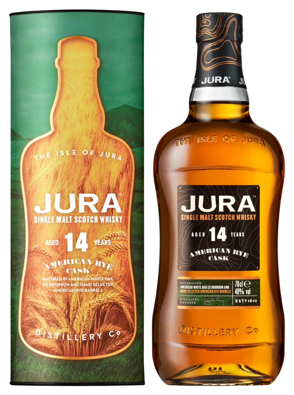 JURA 14YR AMERICAN RYE CASK SINGLE MALT SCOTCH 700ML @ MacTaggart [1048969]