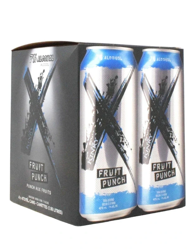 KINKY X FRUIT PUNCH 473ML 4PK CAN @ Deerfoot Meadows [1049100]