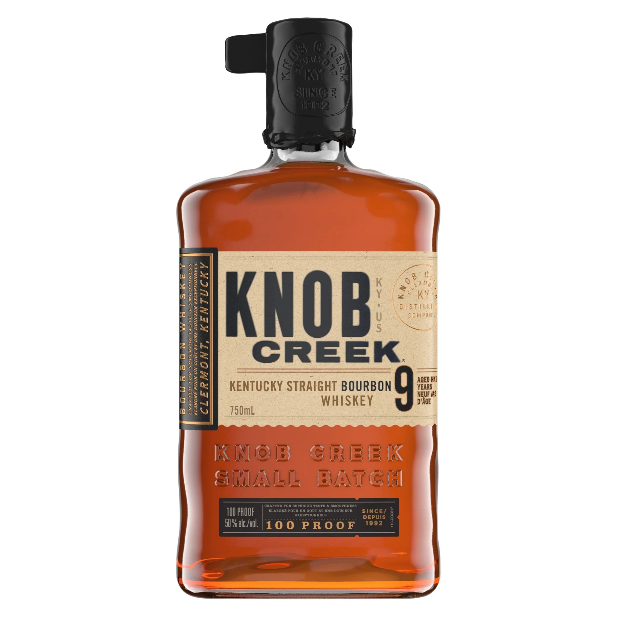 KNOB CREEK 9YR BOURBON 750ML @ MacTaggart [1000408]