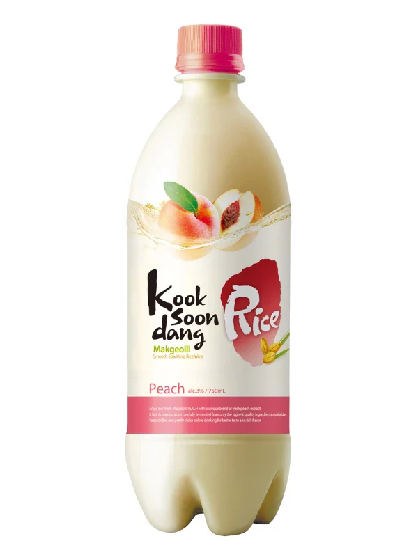 KOOKSOONDANG PEACH RICE MAKGEOLLI 750ML @ Saskatoon [1020729]
