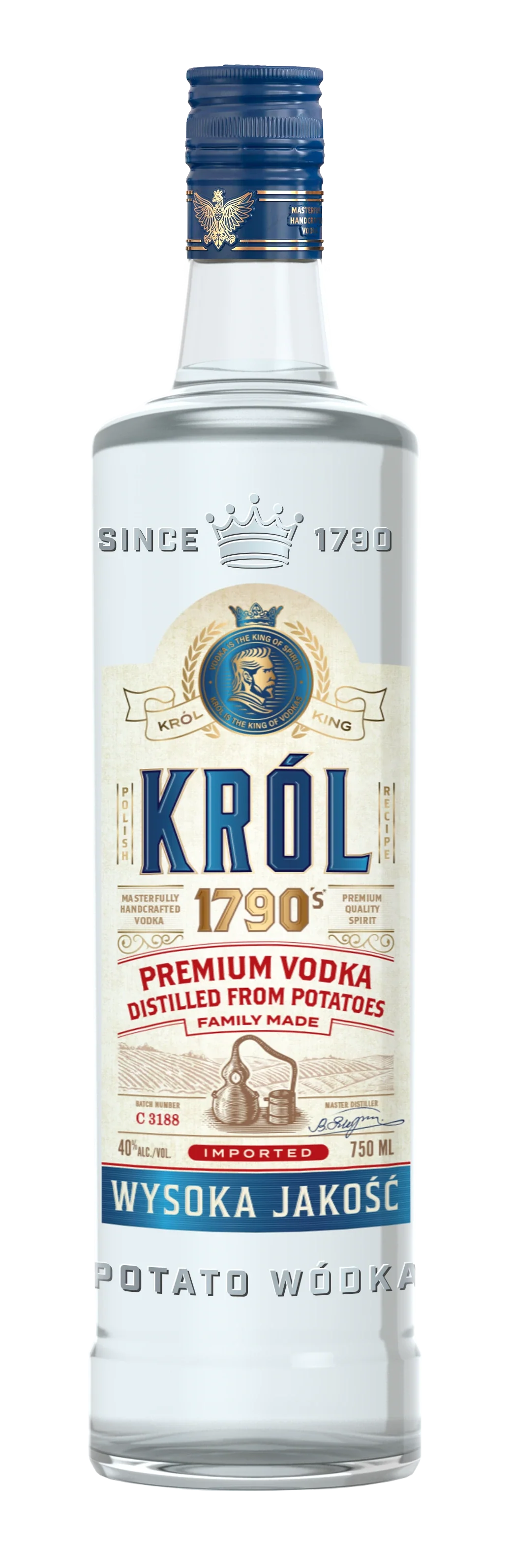 KROL POTATO VODKA 750ML @ MacTaggart [1032842]