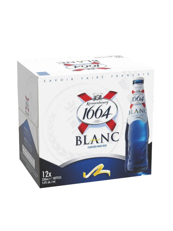 KRONENBOURG 1664 BLANC 330ML 12PK BT @ Saskatoon [1002222]