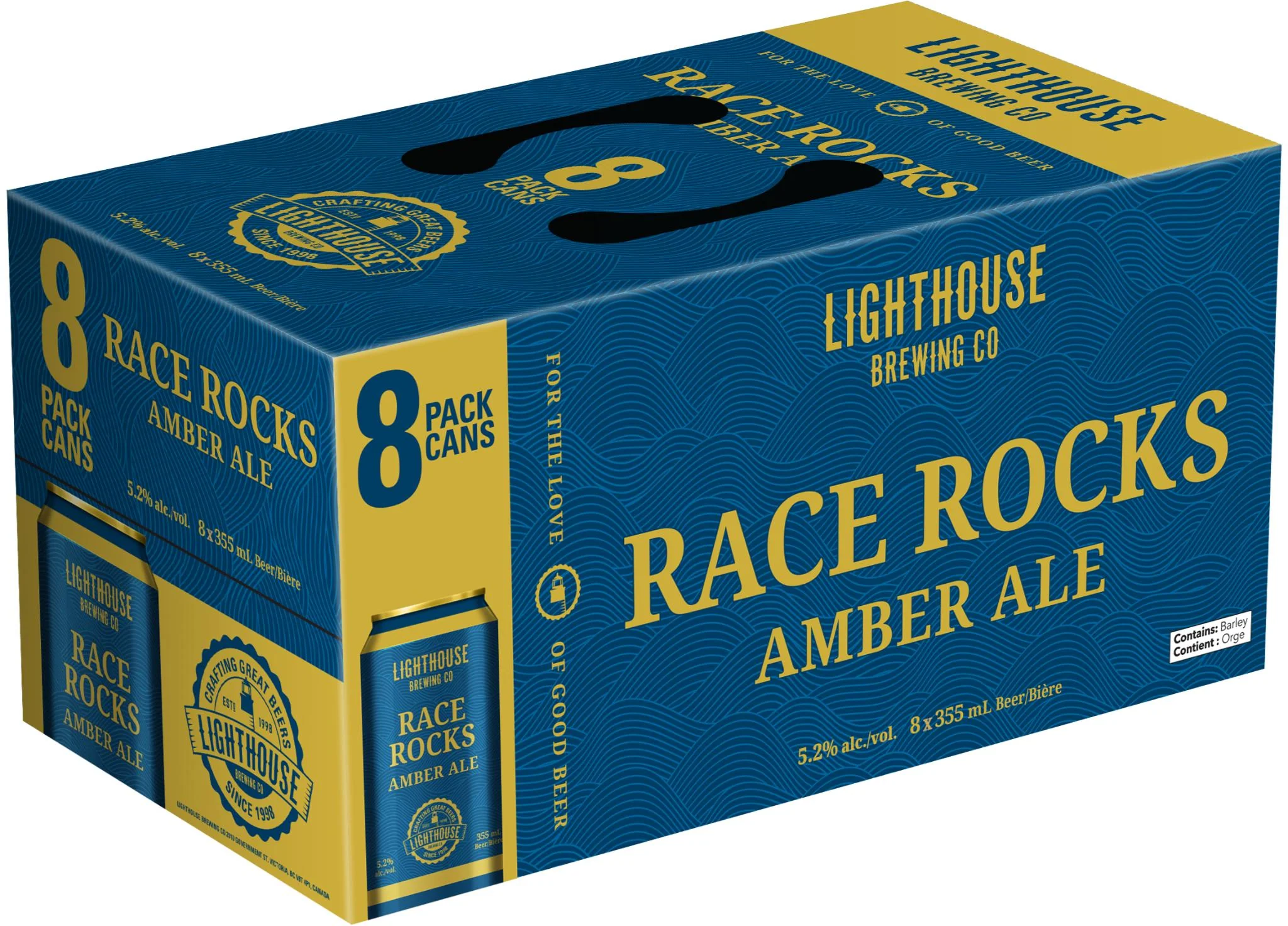 LIGHTHOUSE RACE ROCKS AMBER ALE 355ML 8PK CAN @ Deerfoot City [1074341]