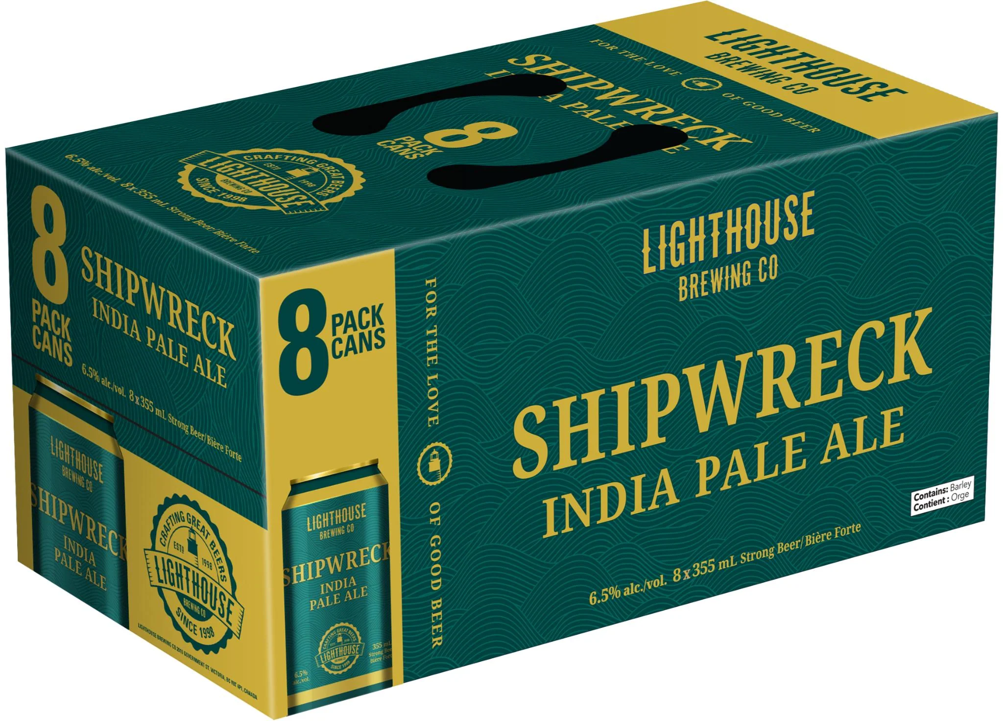LIGHTHOUSE SHIPWRECK IPA 355ML 8PK CAN @ Red Deer [1074342]