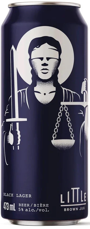 LITTLE BROWN JUG BLACK LAGER 473ML CAN @ MacTaggart [1049514]