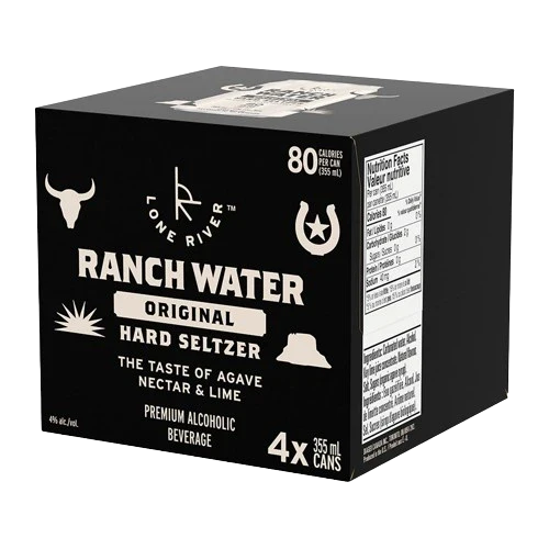LONE RIVER RANCH WATER ORIGINAL HARD SELTZER 355ML 4PK CAN @ MacTaggart [1051024]