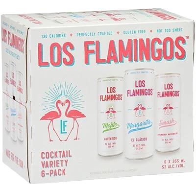 LOS FLAMINGOS VARIETY PACK 355ML 6PK CAN @ MacTaggart [1048367]
