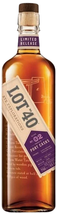 LOT 40 PORT CASK CANADIAN WHISKY 750ML @ MacTaggart [1050753]