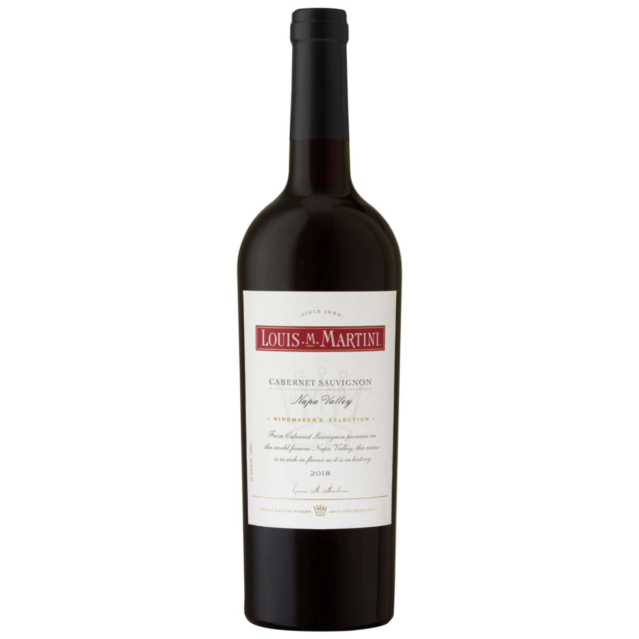 LOUIS MARTINI NAPA VALLEY CABERNET SAUVIGNON 750ML @ Saskatoon [1001562]