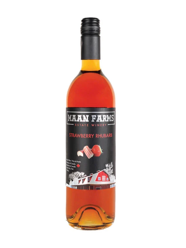 MAAN FARMS STRAWBERRY RHUBARB 750ML @ Deerfoot Meadows [1036282]