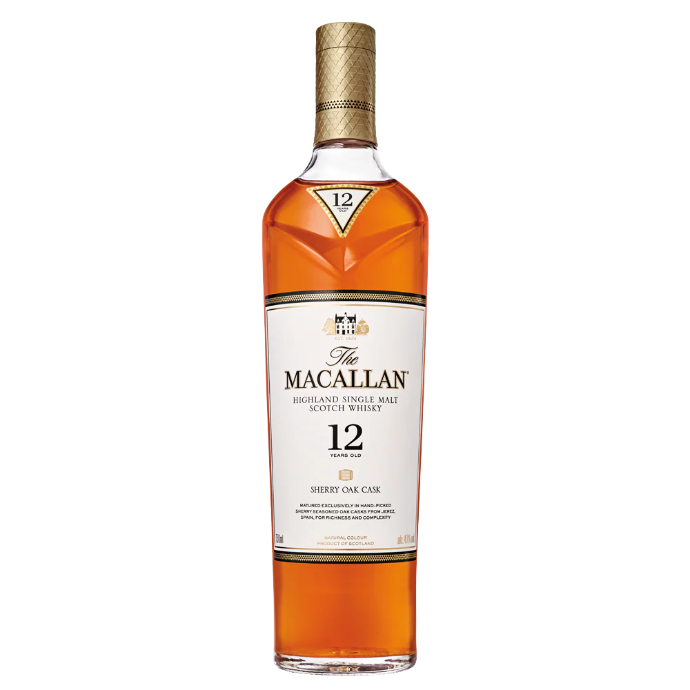 MACALLAN SHERRY OAK 12 YEAR OLD SINGLE MALT WHISKY 750ML @ MacTaggart [1025317]