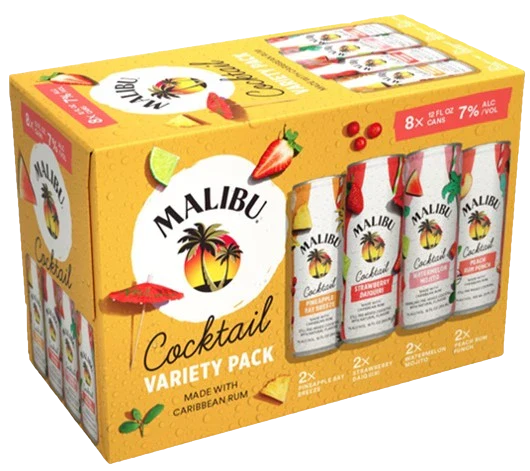 MALIBU COCKTAIL MIXER 355ML 8PK CAN @ MacTaggart [1051392]