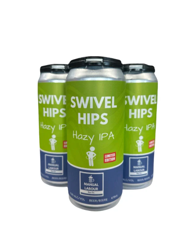 MANUAL LABOUR SWIVEL HIPS HAZY IPA 473ML 4PK CAN @ MacTaggart [1056513]