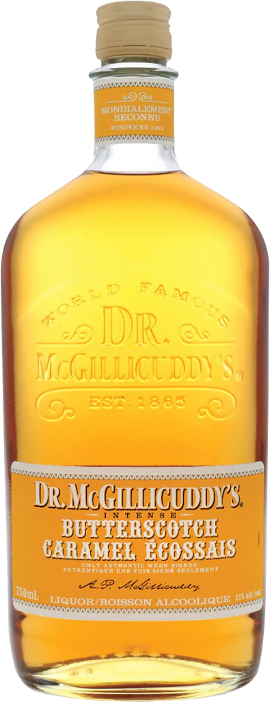 MCGILLICUDDY INTENSE BUTTERSCOTCH SCHNAPPS 750ML @ MacTaggart [1011112]