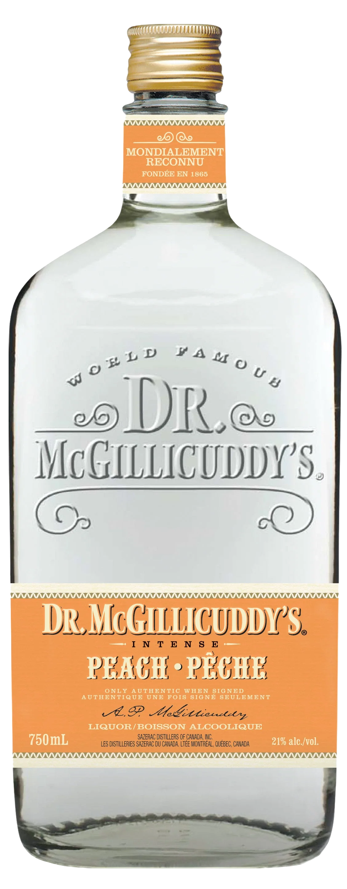 MCGILLICUDDY PEACH SCHNAPPS 750ML @ MacTaggart [1002264]