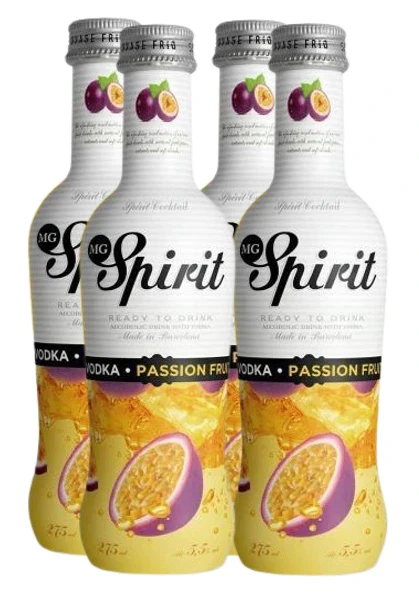 MG SPIRIT PASSIONFRUIT 275ML 4PK BTL @ MacTaggart [1047666]
