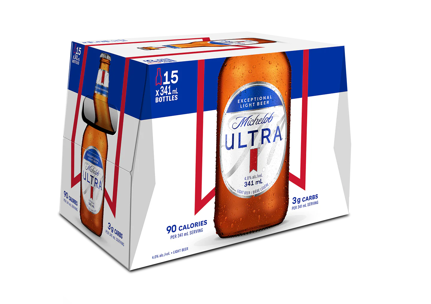 MICHELOB ULTRA LIGHT LAGER 341ML 15PK BT @ Saskatoon [1034783]
