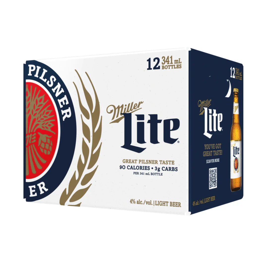MILLER LITE 341ML 12PK BT @ Saskatoon [1002403]