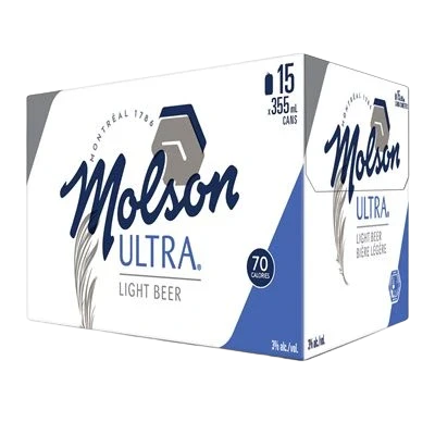 MOLSON ULTRA 355ML 15PK CAN @ Saskatoon [1023316]