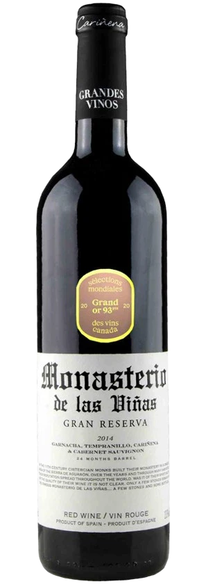 MONASTERIO DE LAS VINAS GRAN RESERVA 750ML @ MacTaggart [1008320]