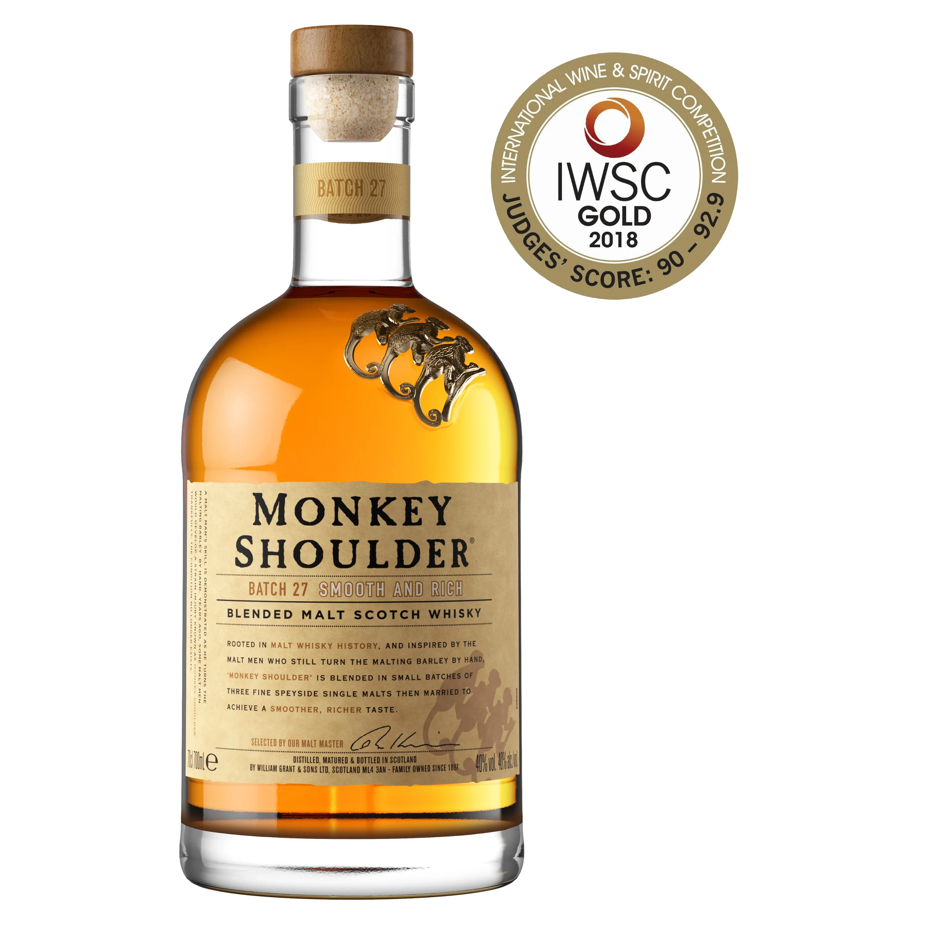 MONKEY SHOULDER BLENDED SCOTCH WHISKY 750ML @ Saskatoon [1011437]