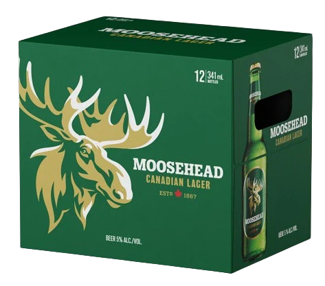 MOOSEHEAD LAGER 341ML 12PK BT @ MacTaggart [1004175]