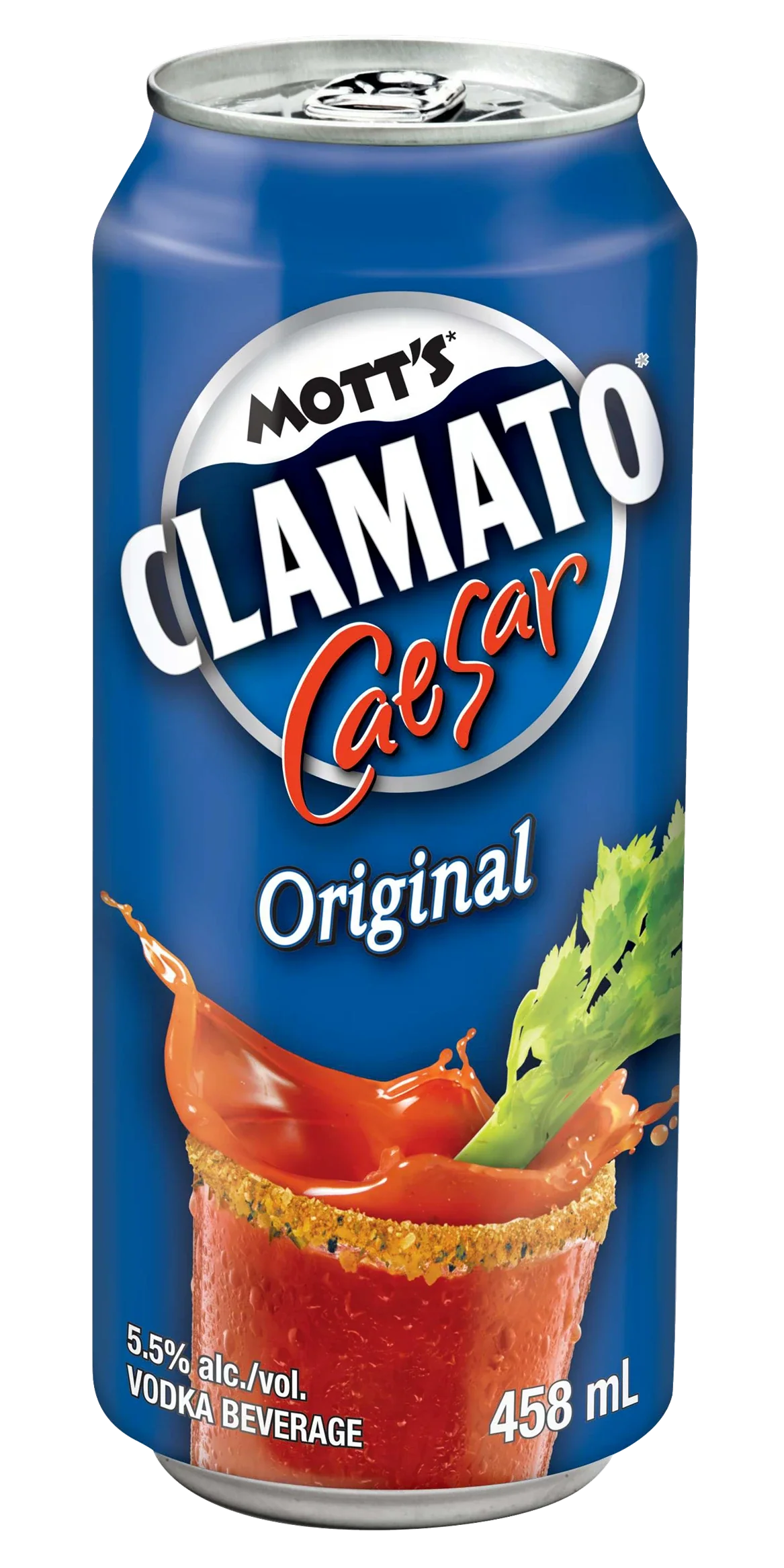 MOTTS CLAMATO CAESAR ORIGINAL 458ML CAN @ Deerfoot Meadows [1001916]