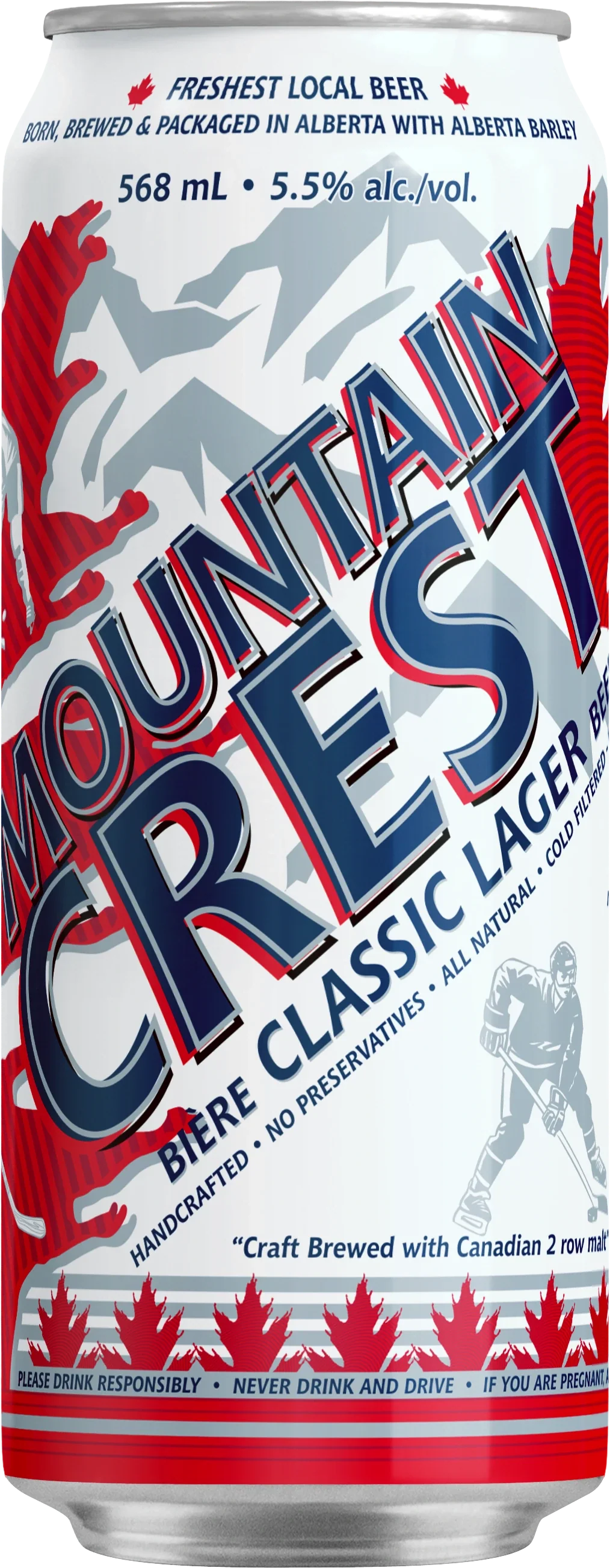 MOUNTAIN CREST CLASSIC LAGER 568ML CAN @ Deerfoot Meadows [1062358]