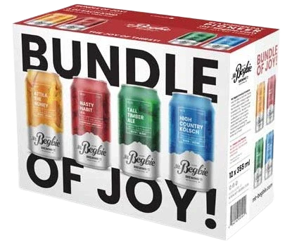 MT BEGBIE BUNDLE OF JOY PACK 355ML 12PK CAN @ Deerfoot Meadows [1051150]