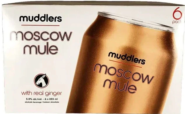 MUDDLERS MOSCOW MULE 355ML 6PK CAN @ MacTaggart [1005959]