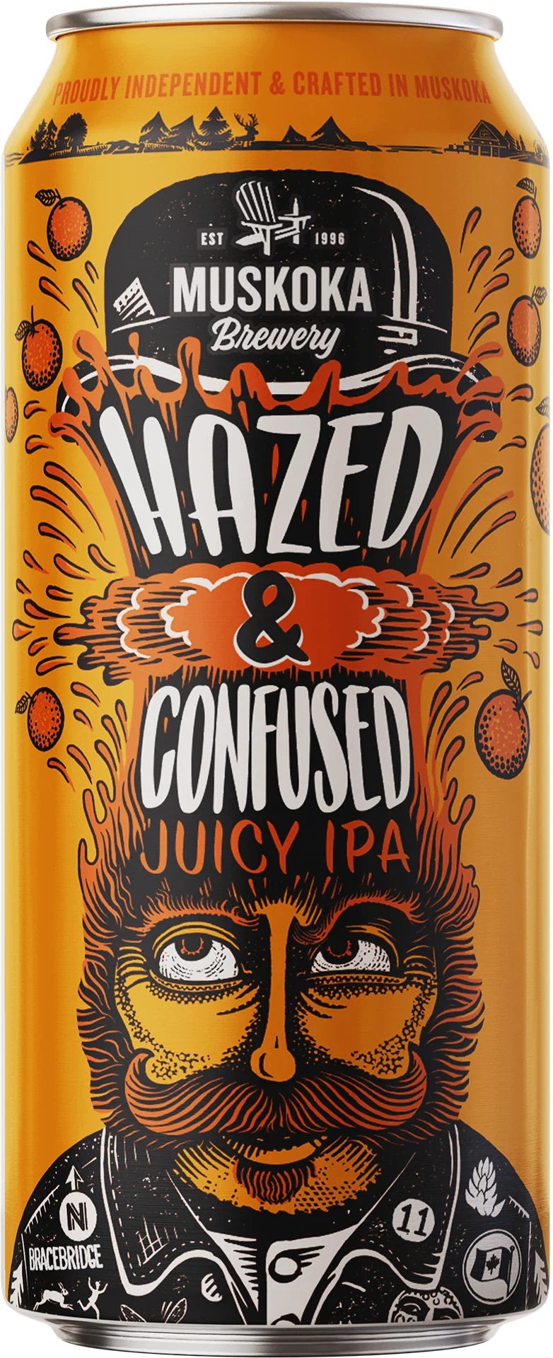 MUSKOKA HAZED & CONFUSED HAZY IPA 473ML CAN @ MacTaggart [1005258]