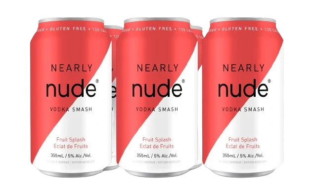 NEARLY NUDE VODKA SMASH FRUIT SPLASH 355ML 6PK CAN @ MacTaggart [1039273]