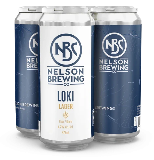 NELSON LOKI LAGER 473ML 4PK CAN @ MacTaggart [1042947]