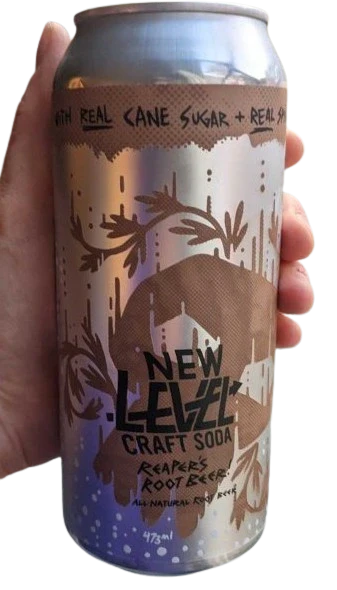 NEW LEVEL REAPERS ROOT BEER NON ALC 473ML CAN @ MacTaggart [1043916]