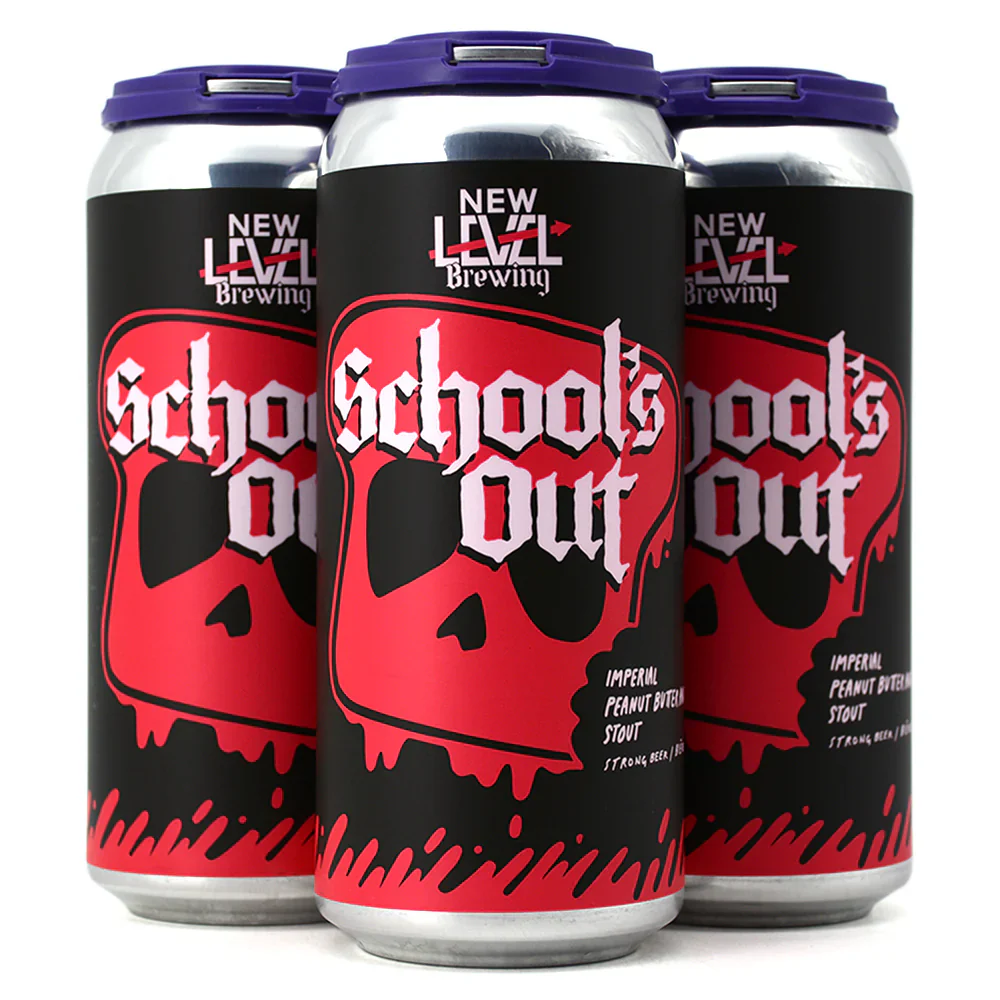 NEW LEVEL SCHOOLS OUT 473ML 4PK CAN @ MacTaggart [1045238]