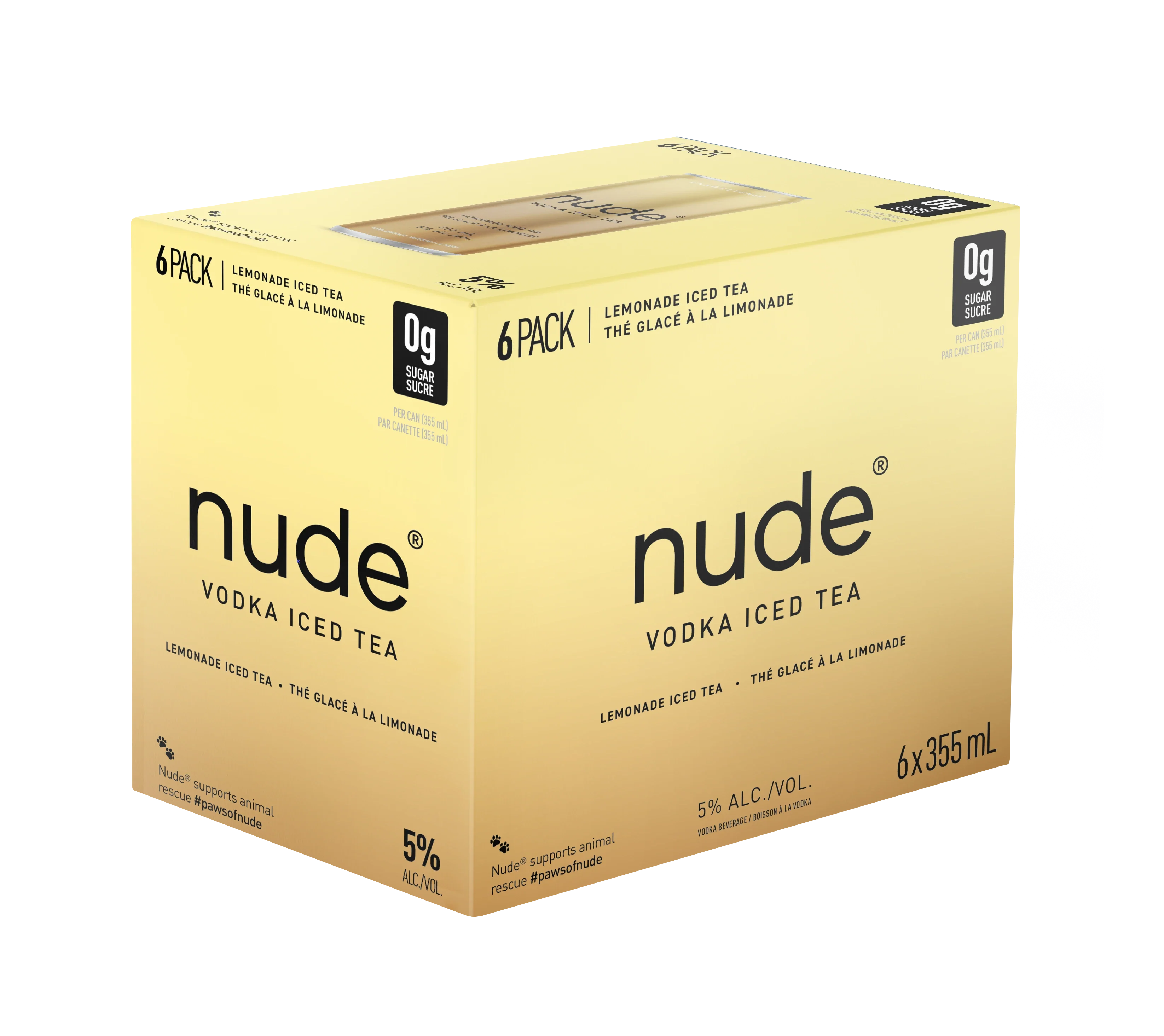 NUDE VODKA ICED TEA LEMONADE 355ML 6PK CAN @ Deerfoot Meadows [1056370]