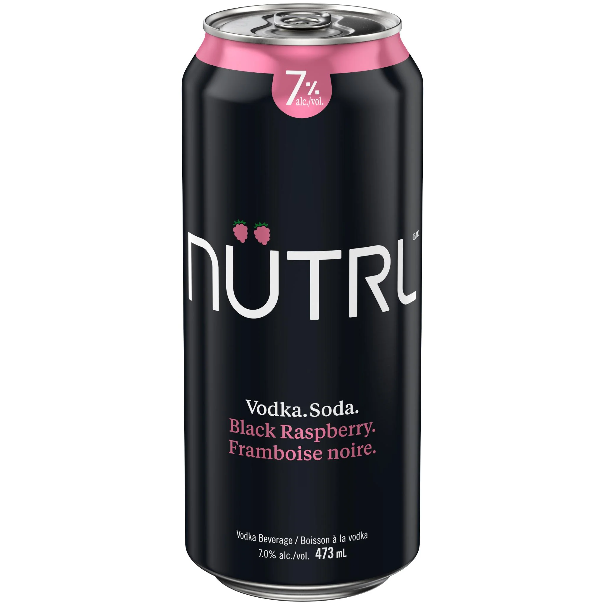 NUTRL VODKA SODA 7% BLACK RASPBERRY 473ML CAN @ MacTaggart [1017906]