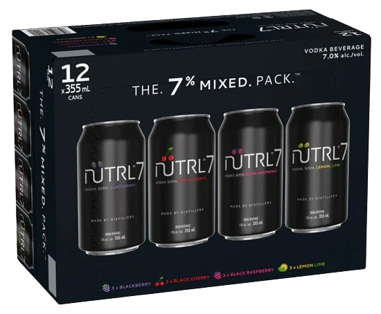 NUTRL VODKA SODA 7% MIXER 355ML 12PK CAN @ Deerfoot Meadows [1017194]