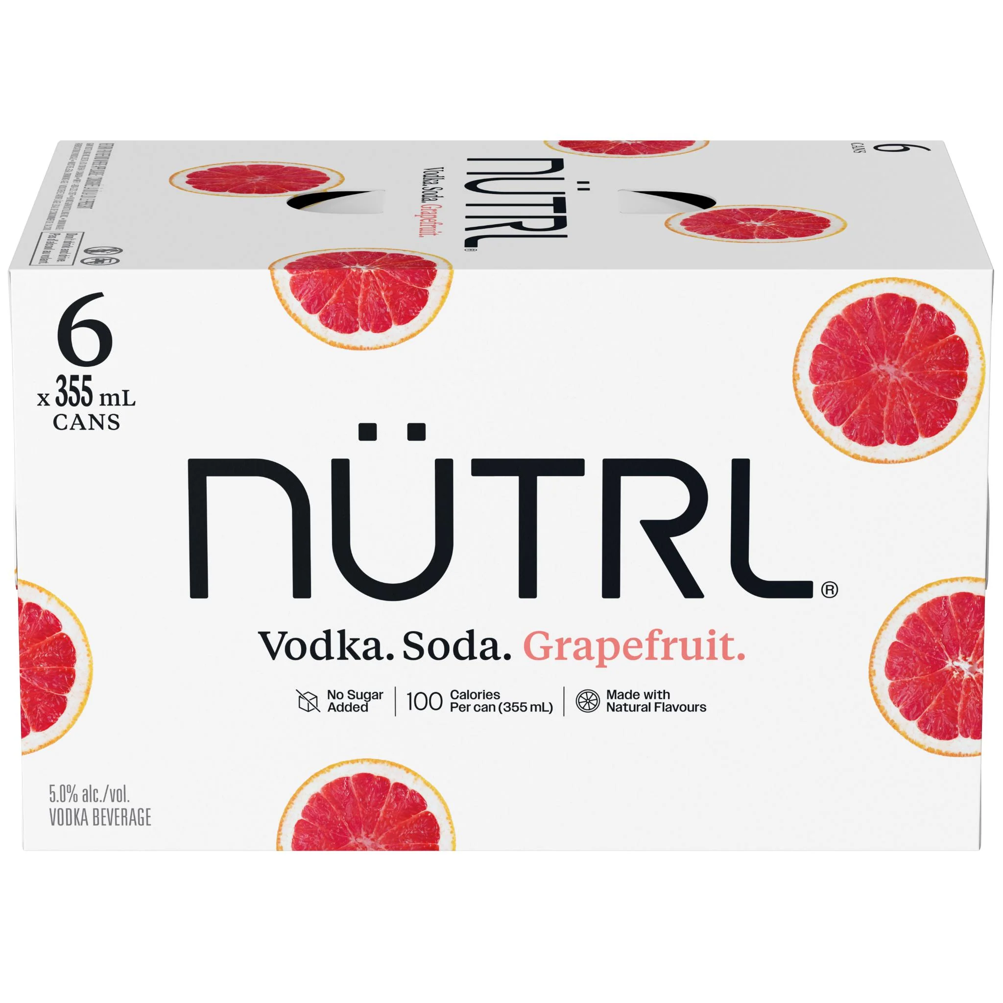 NUTRL VODKA SODA GRAPEFRUIT 355ML 6PK CAN @ Saskatoon [1008372]