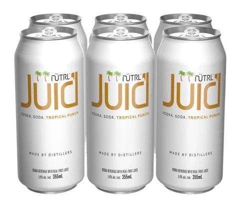 NUTRL VODKA SODA JUIC'D TROPICAL PUNCH 355ML 6PK CAN @ MacTaggart [1029978]
