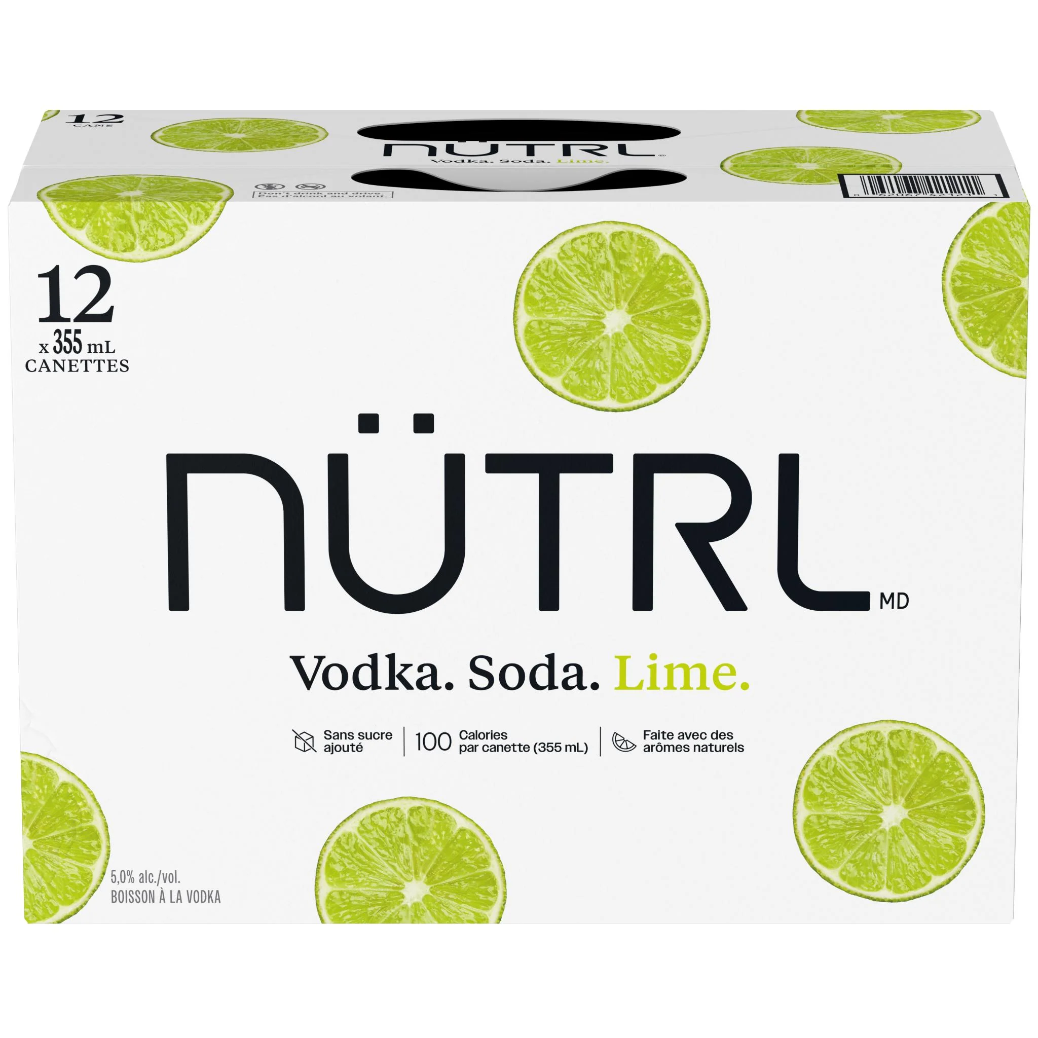 NUTRL VODKA SODA LIME 355ML 12PK CAN @ MacTaggart [1051357]