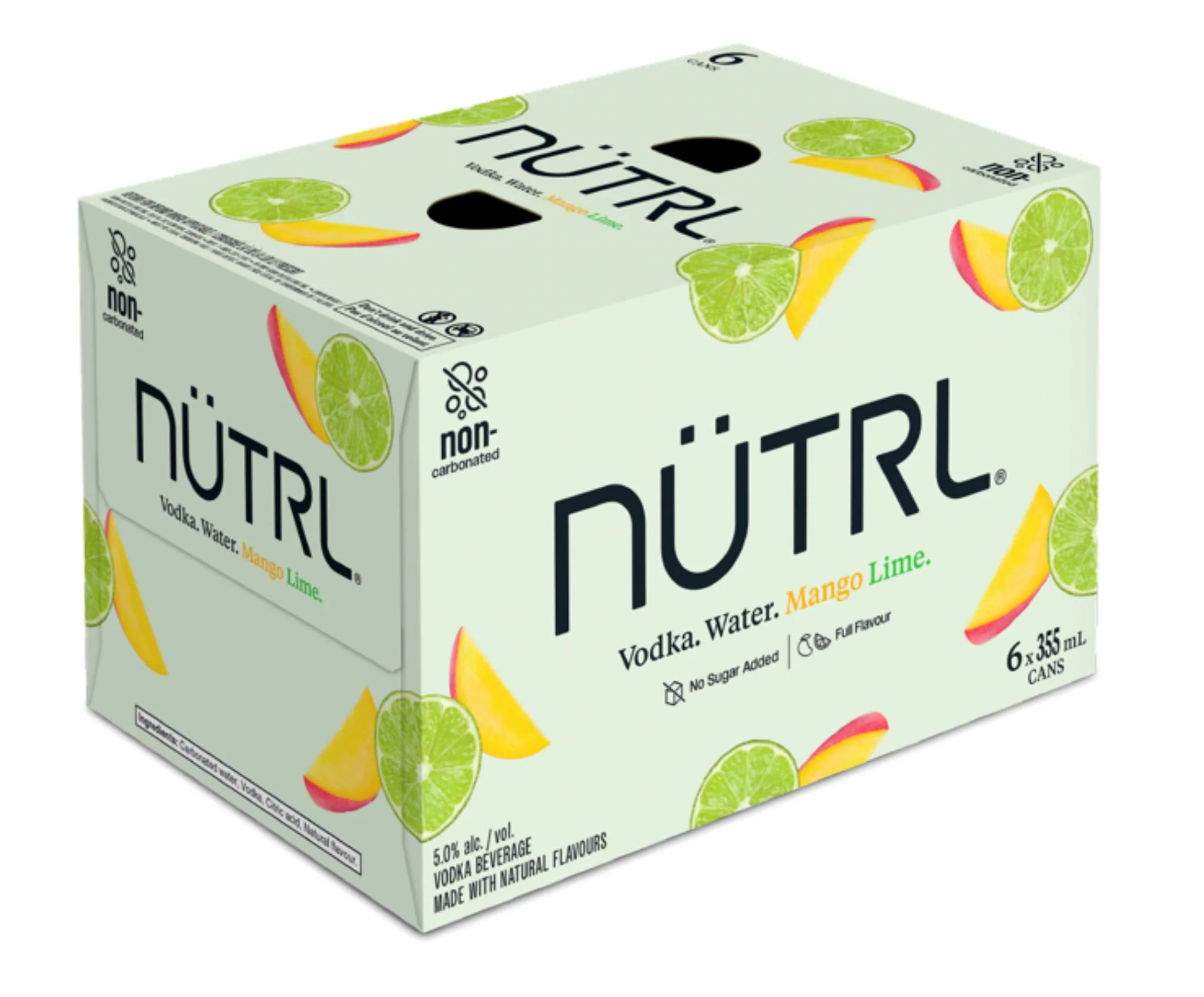 NUTRL VODKA WATER MANGO LIME 355ML 6PK CAN @ Deerfoot Meadows [1062728]