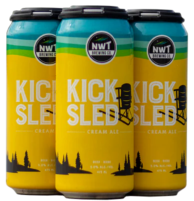 NWT KICKSLED CREAM ALE 473ML 4PK CAN @ MacTaggart [1048678]