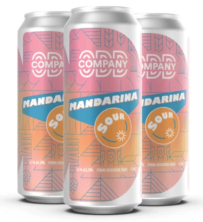 ODD COMPANY MANDARINA SOUR 473ML 4PK CAN @ Deerfoot Meadows [1056516]