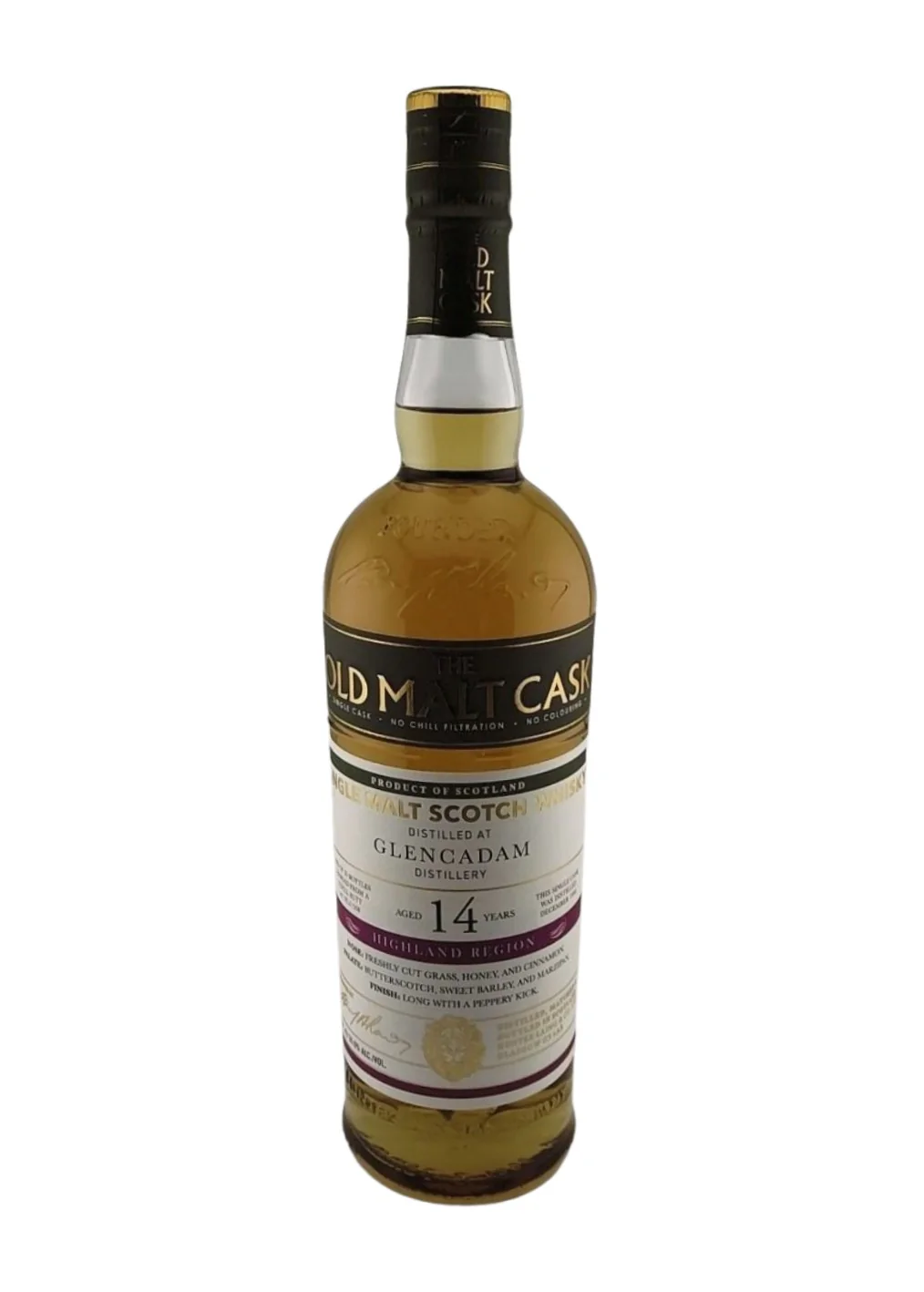OLD MALT CASK GLENCADAM 14YR SINGLE MALT SCOTCH 700ML @ MacTaggart [1074728]