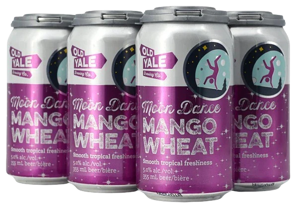 OLD YALE MOON DANCE MANGO WHEAT ALE 355ML 6PK CAN @ MacTaggart [1015291]