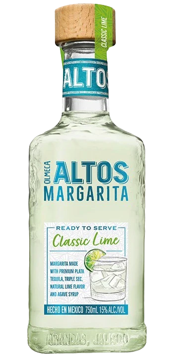 OLMECA ALTOS MARGARITA CLASSIC LIME LIQUEUR 750ML @ Saskatoon [1045201]