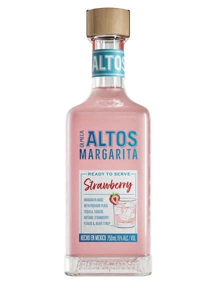 OLMECA ALTOS MARGARITA STRAWBERRY LIQUEUR 750ML @ Deerfoot Meadows [1051907]